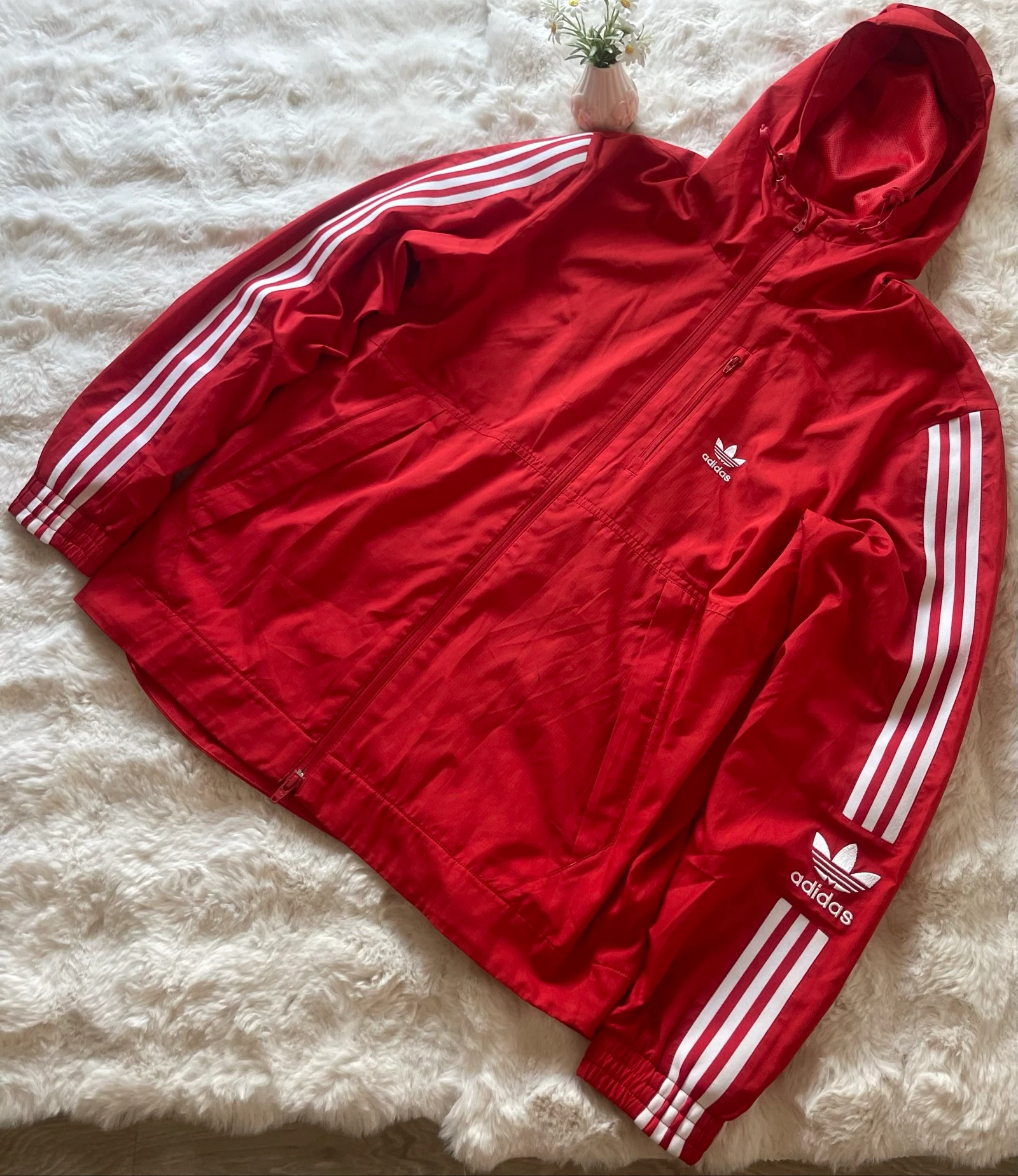 Track jacket Adidas rojo